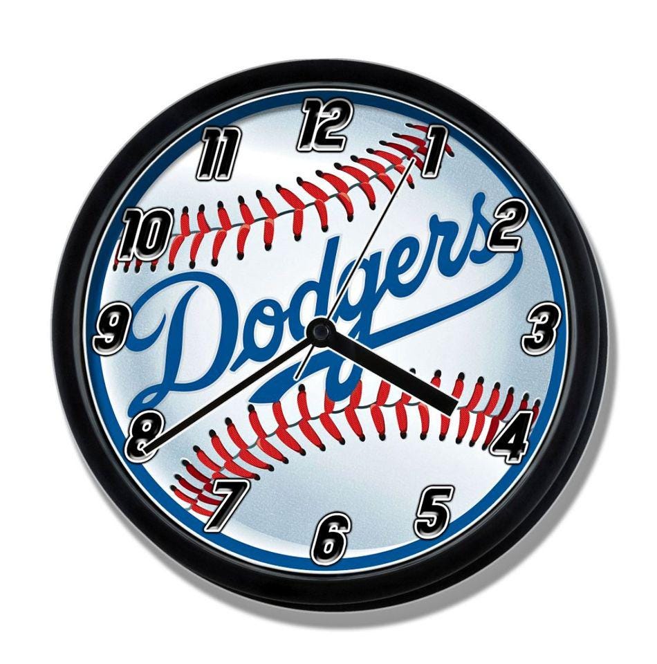 Dodgers Clock - Etsy