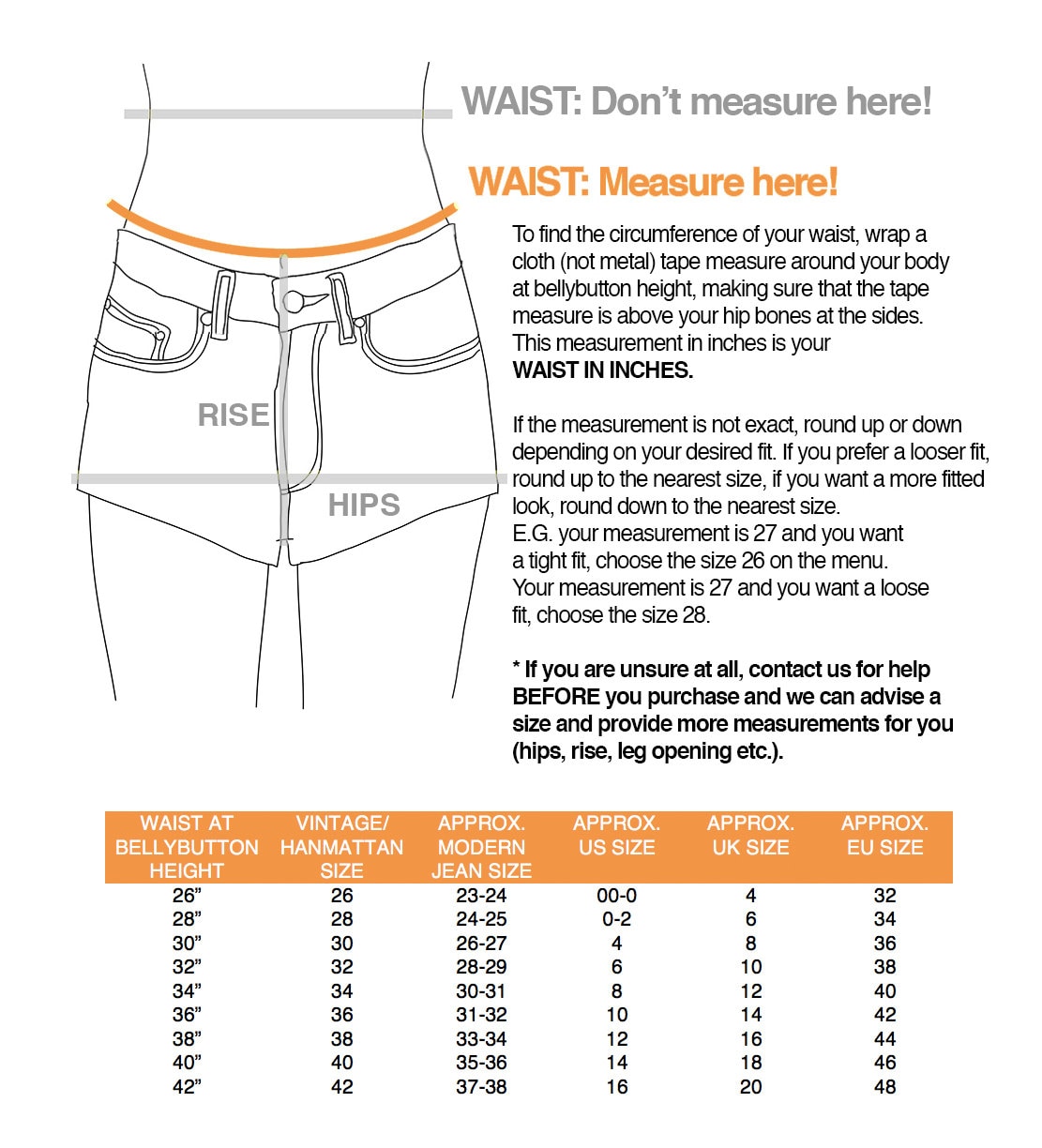 levi's waist size