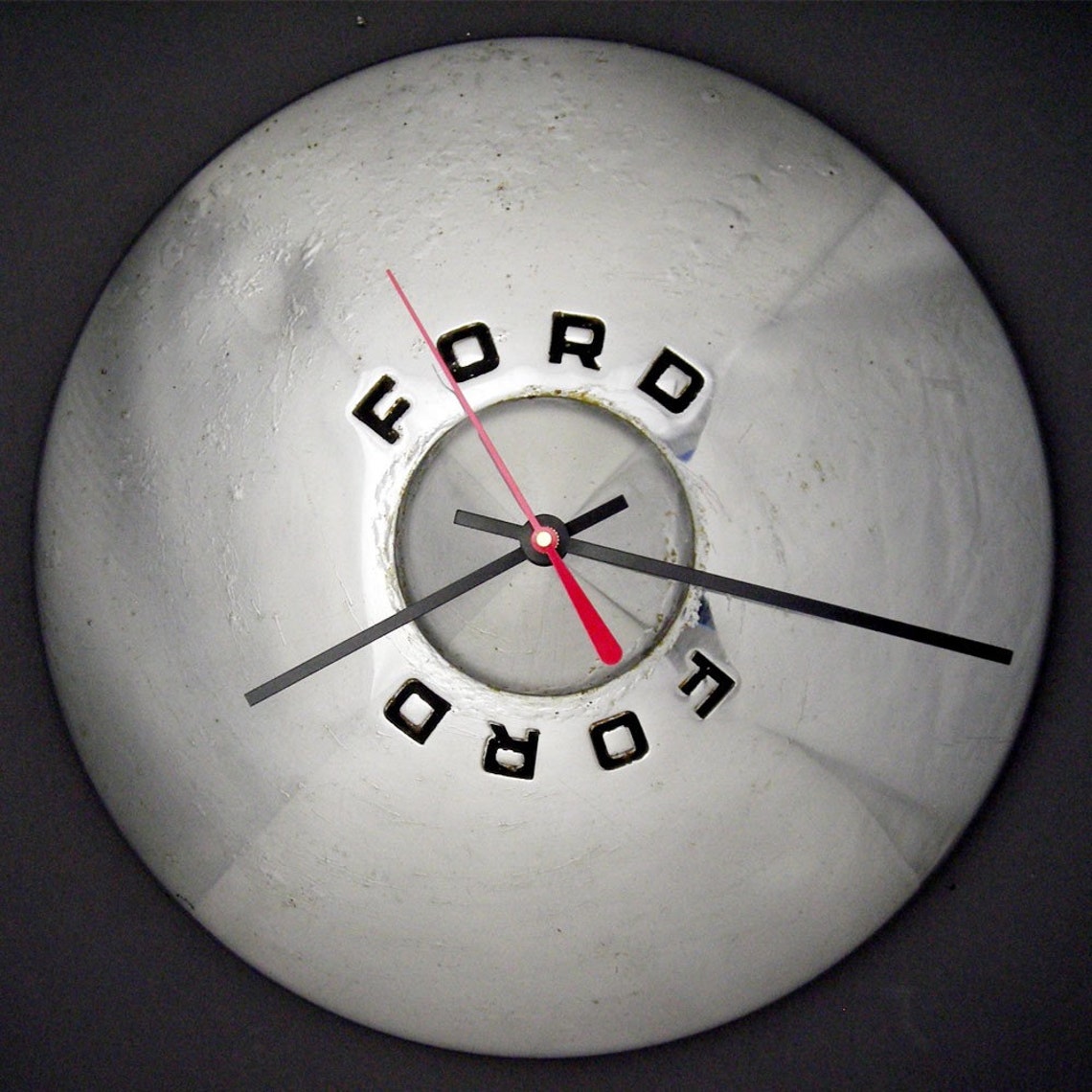 1949 1950 Ford Hubcap Clock Classic Car Hub Cap Wall Clock Etsy