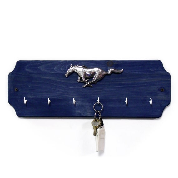 Porte-clés Ford Mustang Crochet pour clé en bois bleu ou noir Porte-clé  mural Porte-clé automobile Porte-clé de voiture Décoration automobile -   France
