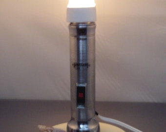 Lighthouse Table Lamp from Recycled Captain Flashlight - Recycled Lighting - Upcycled Lamp - Home Gift - Best Gifts