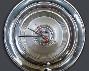 1960 Mercury Hubcap Clock - Classic Car Clock