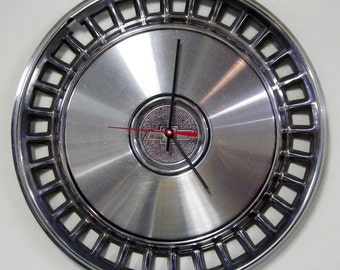 1978 - 1979 Chevrolet Impala Hubcap Wall Clock - Unique Mens Birthday Gift - Best Gifts Father's Day Gift for Him - Automotive Decor