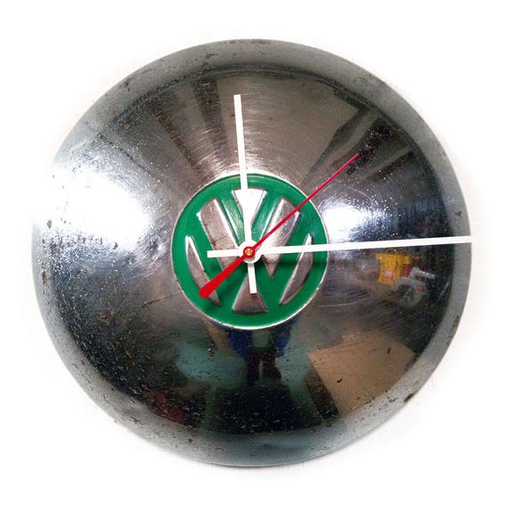 VW Bus Wall Clock Volkswagen Ghia Hubcap Clock Gift for Etsy