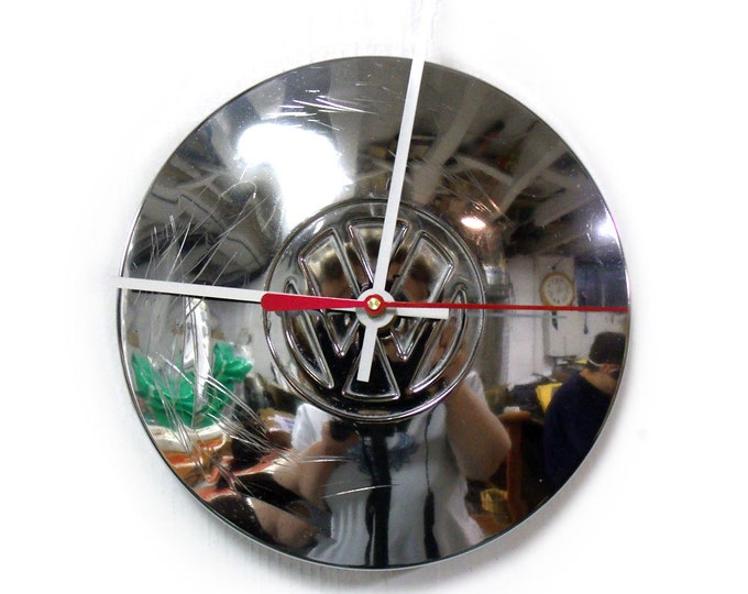 Volkswagen Hubcap Clock VW Wall Clock Volkswagon Etsy
