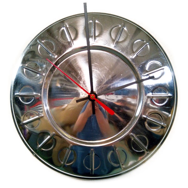 1961 - 1962 Plymouth Dodge Hubcap Clock - Dart, Polara, Fury, Savoy, Belvedere, Suburban, Police Car - Hub Cap Clock - Mens Home Decor Gift