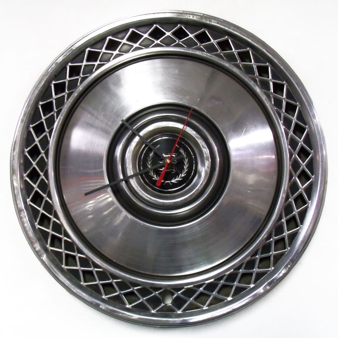 1977 1978 Mercury Cougar Hubcap Clock Vintage Car Hub Cap Etsy