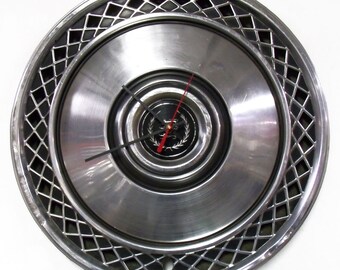 1977 - 1978 Mercury Cougar Hubcap Clock - Vintage Car Hub Cap - Retro Wall Decor - Father's Day Gift