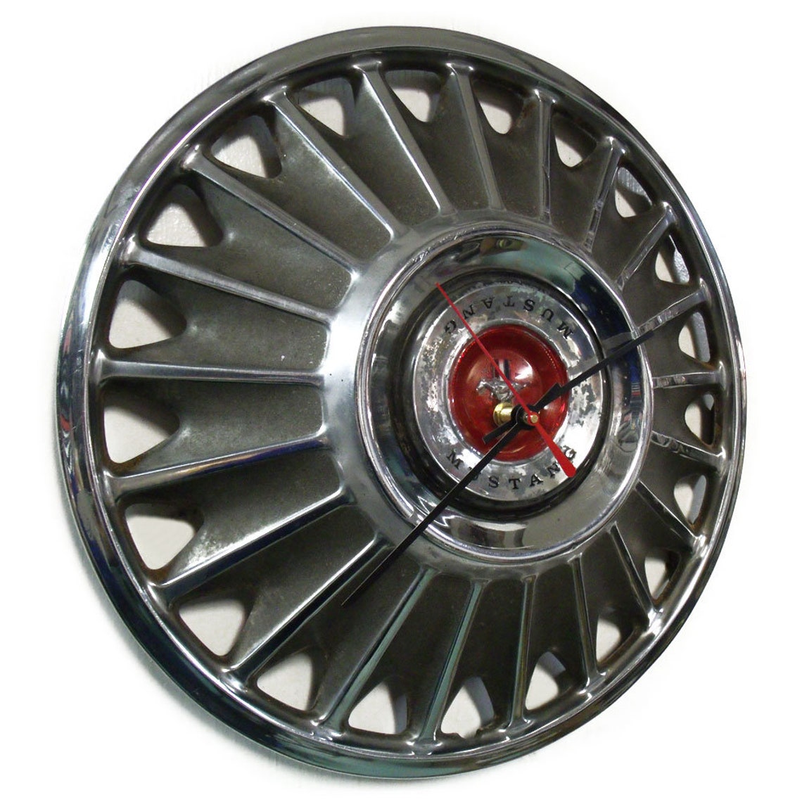 1967 Ford Mustang Hubcap Wall Clock Muscle Car Hub Cap Man Etsy