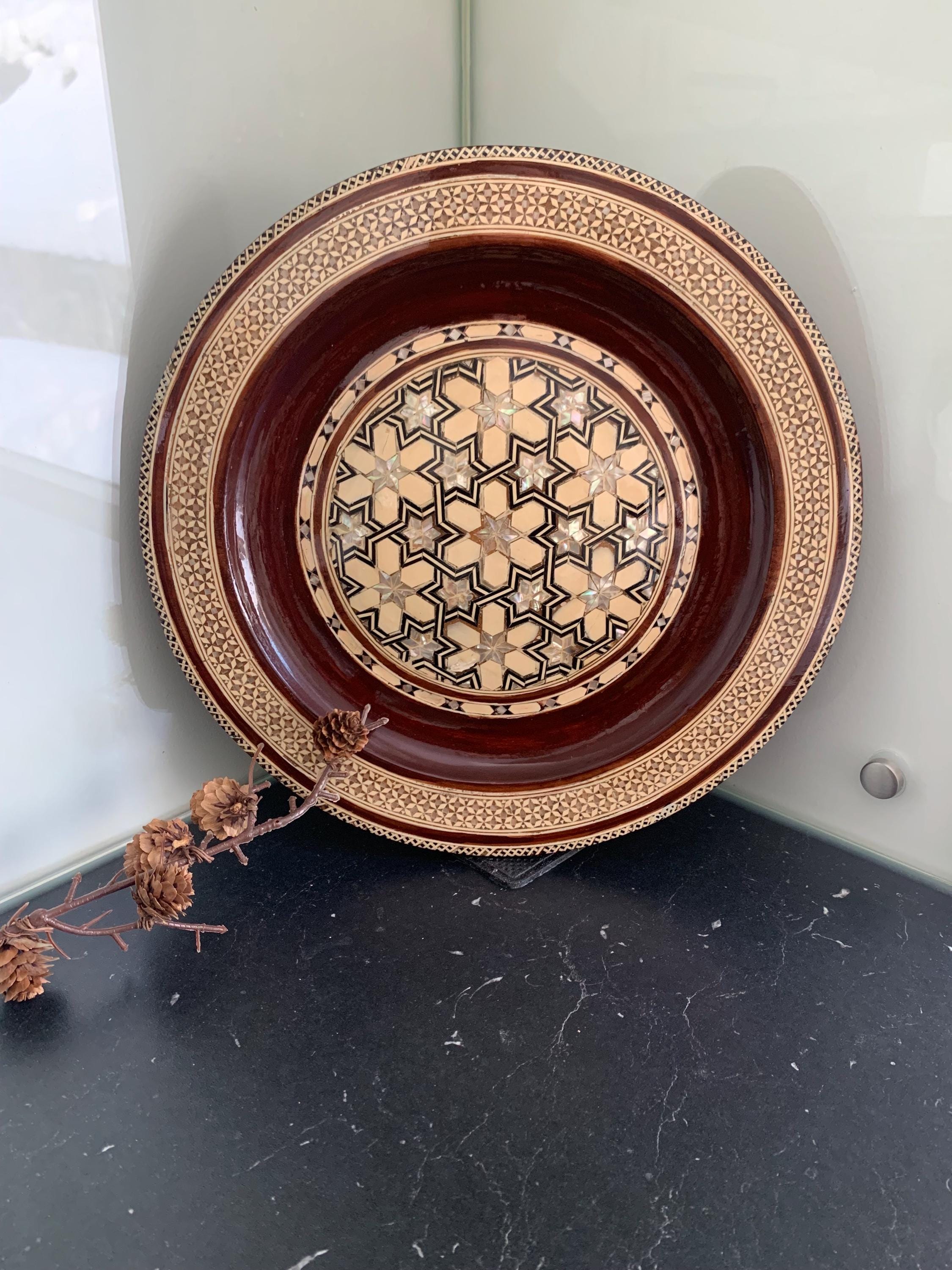 Rare Vintage Wooden Plate / Scandinavian Wall Art / Home Decor
