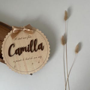carte de naissance « Camilla »