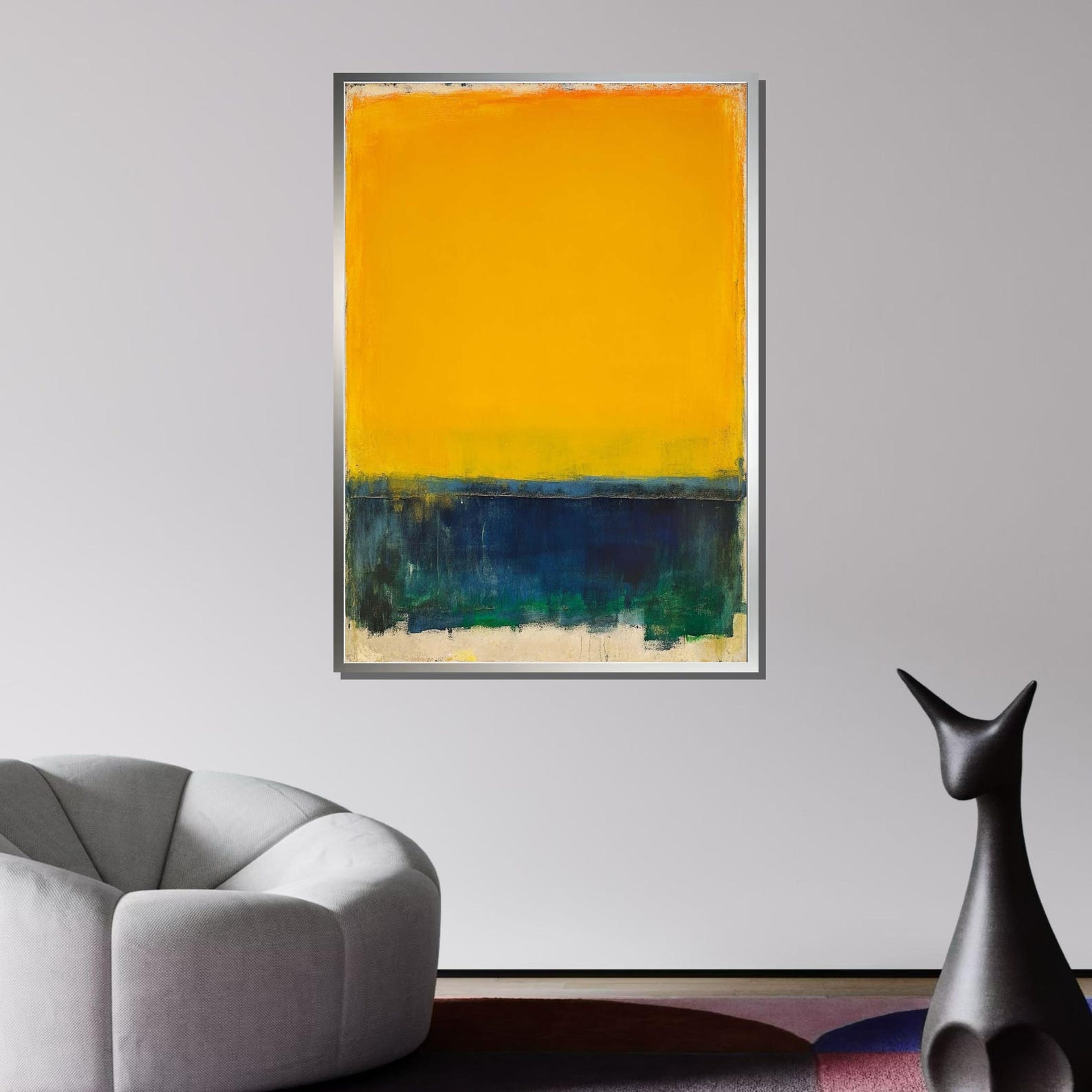 Marc Rothko Frames Mix Mark Rothko Framed Canvas,mark Rothko Wall Art, Art Reproduction ...