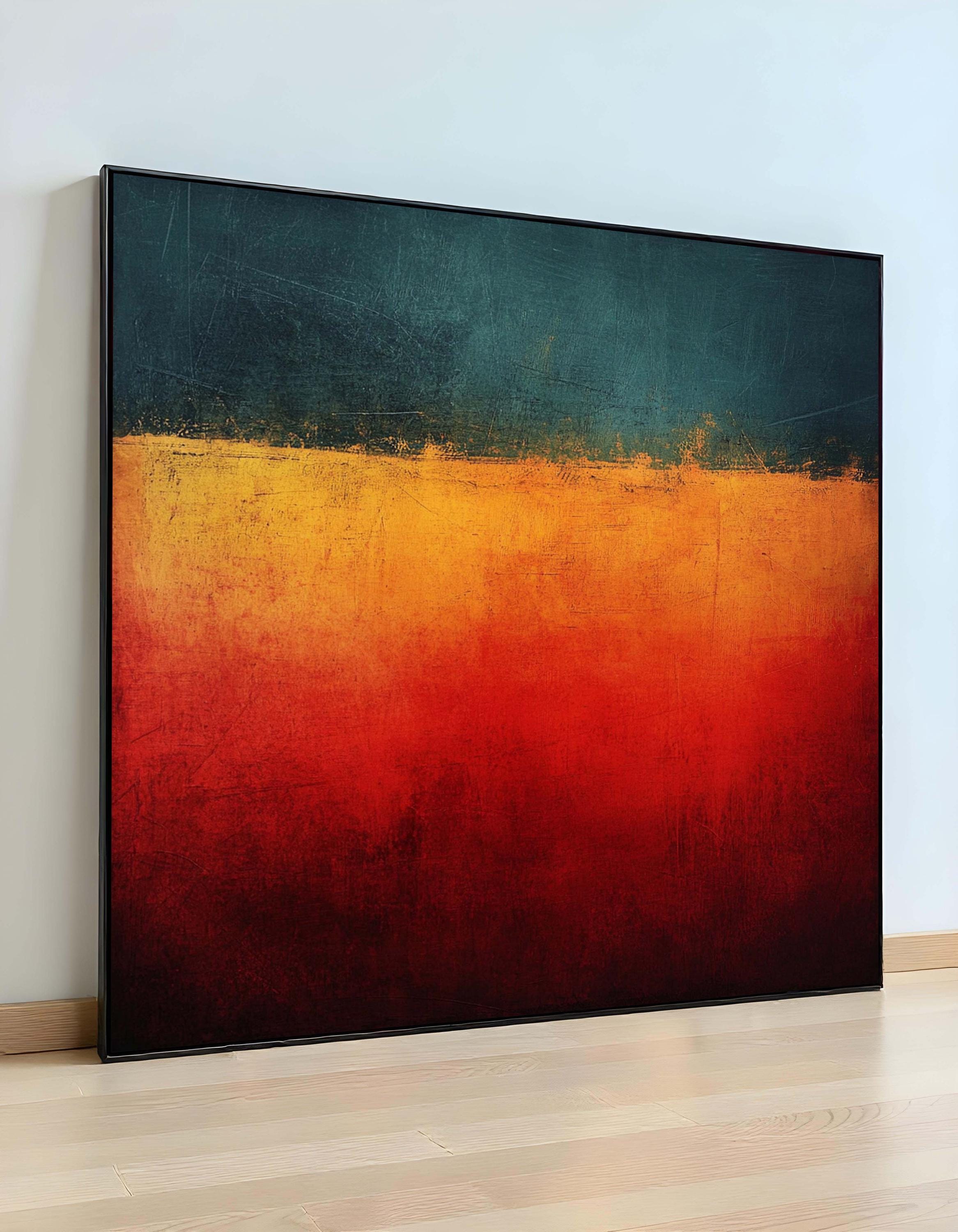 Marc Rothko Frames Mix Mark Rothko Framed Canvas,mark Rothko Wall Art, Art Reproduction ...