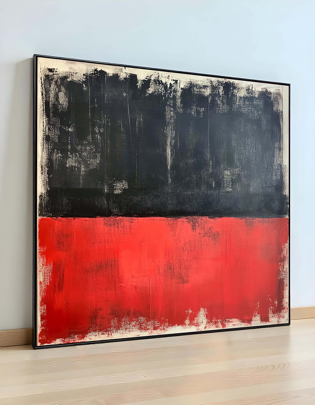 Marc Rothko Frames Red-black Mark Rothko Framed Canvas,mark Rothko Wall Art,art ...