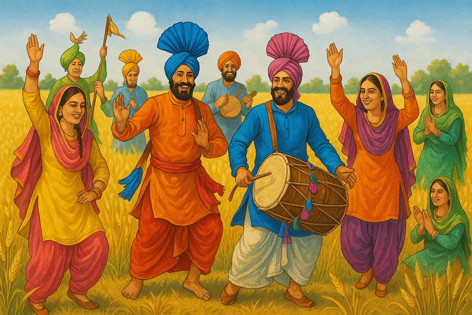 Tradición punjabi - Etsy México, image size:1536x1024