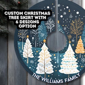 Christmas Tree Skirt, Custom Christmas Tree Decor, Xmas Tree Cover, Personalized Tree Skirt, Christmas Home Decoration, Christmas Tree Cover