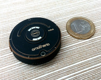 Funktionierender Miniatur-Roomba Bodenreiniger, 1/12 für Puppenhaus und Wohnbox.