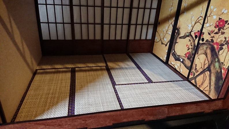 DIY Japanese roombox kit , 1/12 miniature for dollhouses image 7