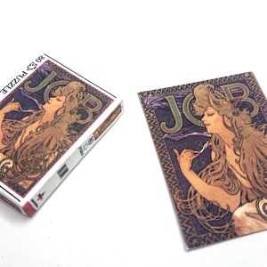 Dollhouse miniature real puzzle. It works. 80 pieces. Alfons Mucha image 5