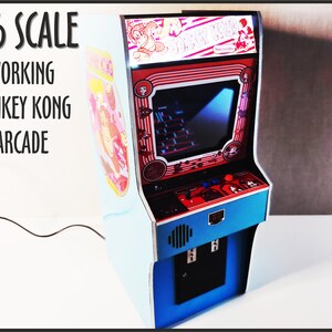Double Dragon 1/12 Scale Arcade Cabinet Miniature Dollhouse