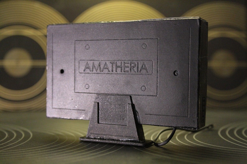 Dollhouse miniature working TV Etsy