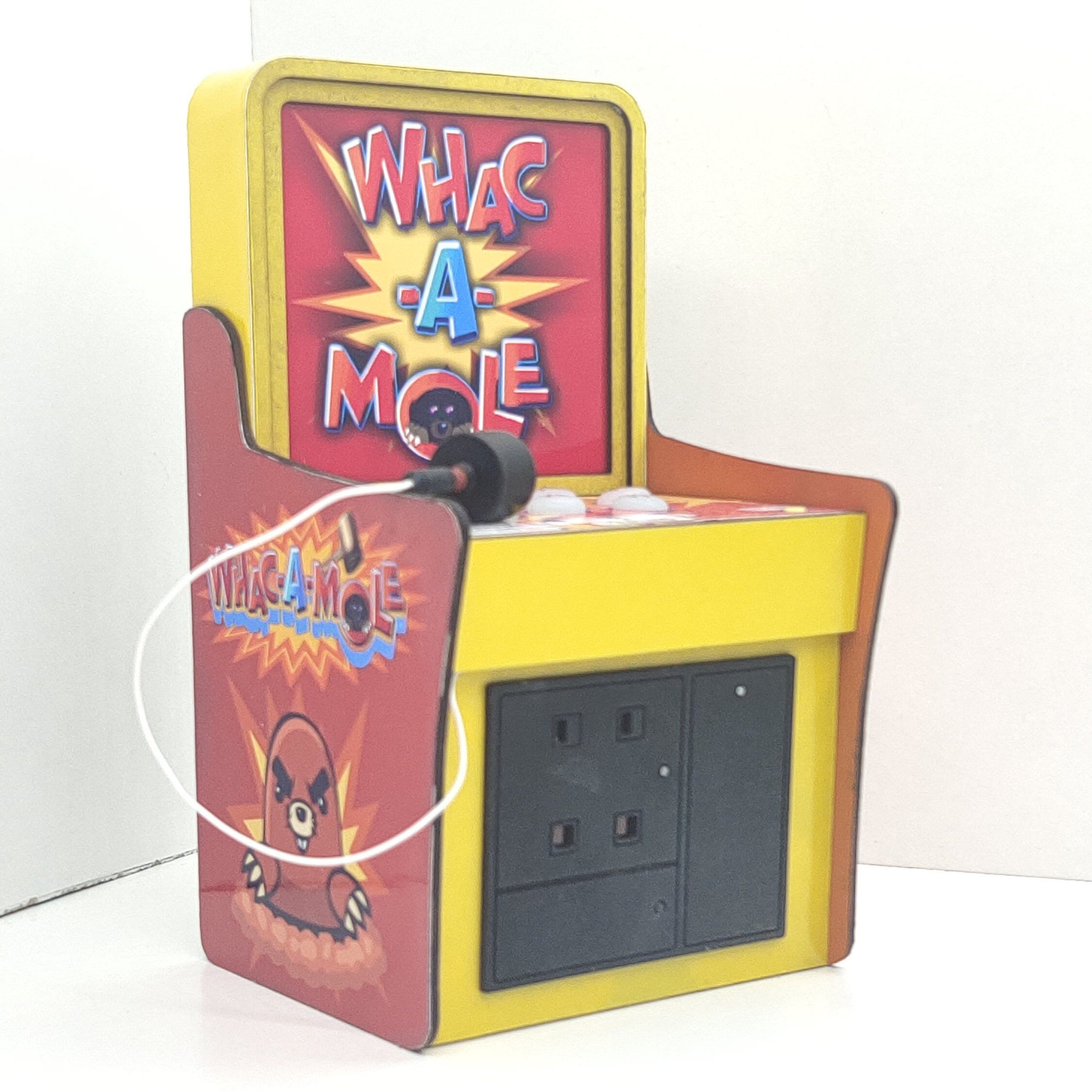 Dollhouse Miniature Real Working Whack a Mole Machine, 1/12 Scale 