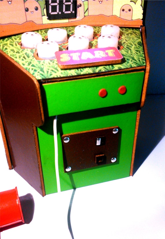 Dollhouse Miniature Real Working Whack a Mole Machine 1/12 - Etsy