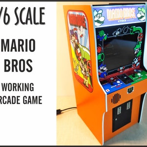 Miniatur Arcade Automat Mario Bros im Maßstab 1:6