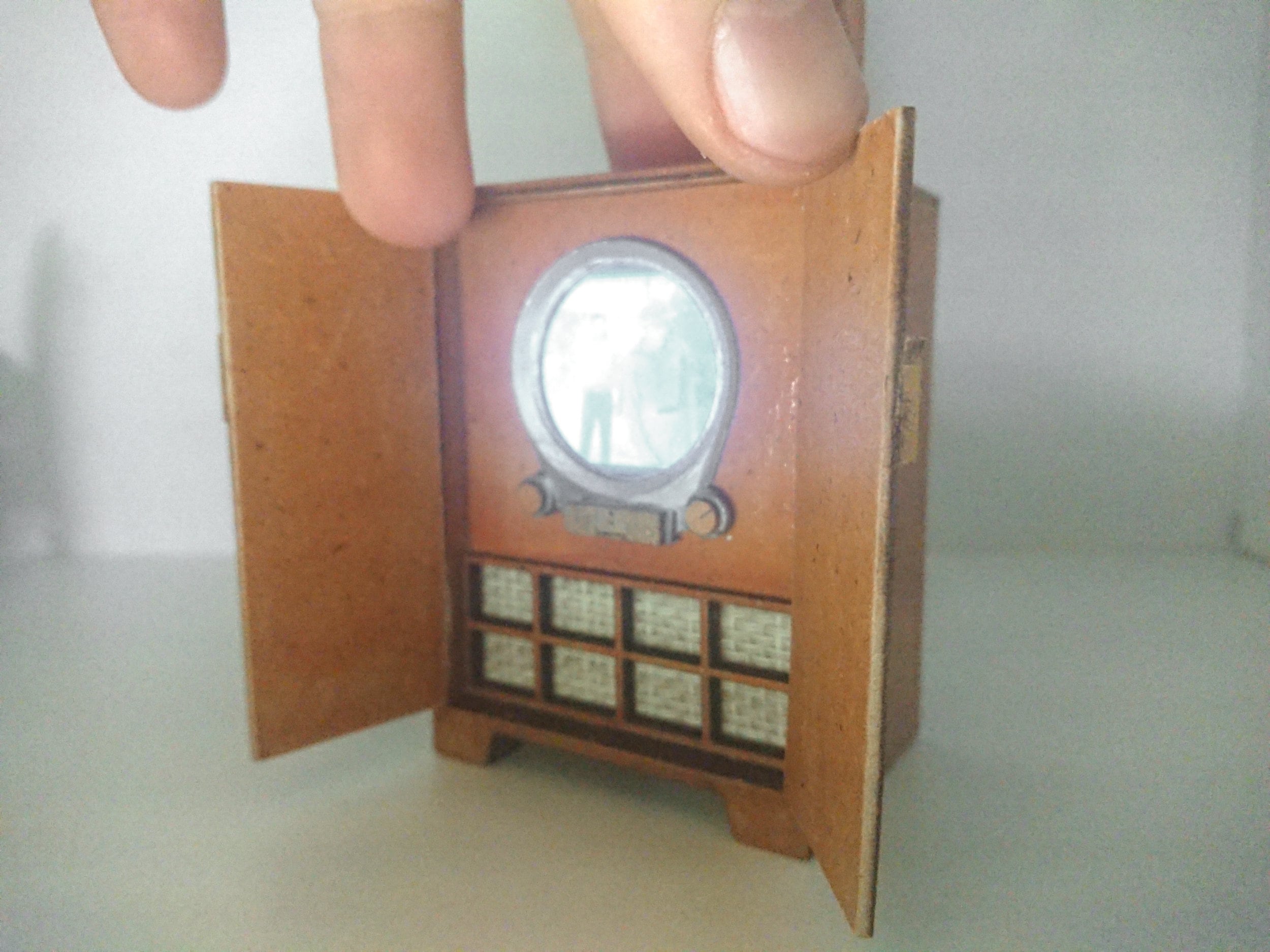 Dollhouse Miniature Working Mid Century Zenith TV 1/12 Scale Etsy