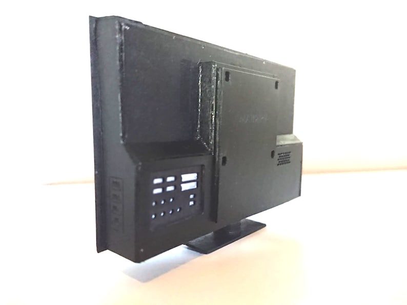 Dollhouse miniature working TV Etsy