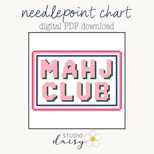 麻雀ニードルポイントチャートPDF、麻雀クラブ麻雀キャンバス、プレッピータイルゲームグループウォールアート、かわいいプレイヤールームデコレーション