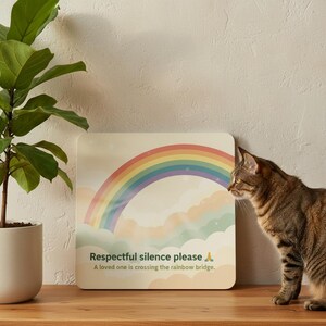 Haustier Euthanasie Zeichen | Schild für Tierärzte / Tierärzte - Re!!!