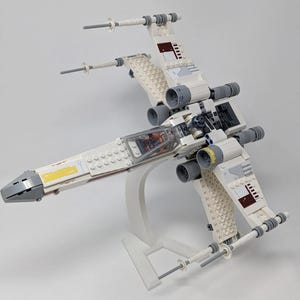 Display Stand for Lego Star Wars X-Wing, Y-wing, A-Wing (75102, 75301, and more)