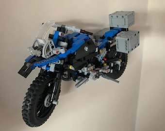 Wall Mount for Lego Technic BMW R 1200 GS Adventure (42063) | Easy Mounting | Durable