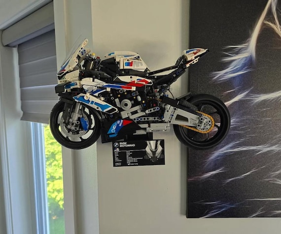Wall Mount for Lego Technic BMW 1000 RR 42130 | Easy Mounting