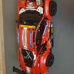 Wall Mount for Lego Technic Ferrari 488 GTE 42125 | Easy Mounting | Durable