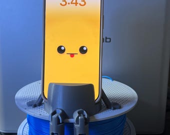 Juguete articulado para escritorio Phone Buddy / Soporte para teléfono / iPhone