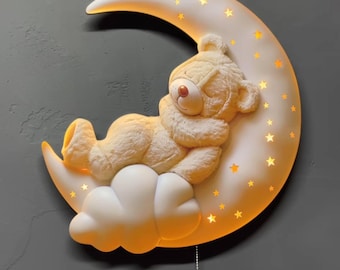 Set of 3 | Nursery Lighting , Cloud Light, Kids Wall Lamp , Nursery Lamp , Baby Room Decor, Nursery Wall Lighting, Cloud Lamp, Nursery Decor