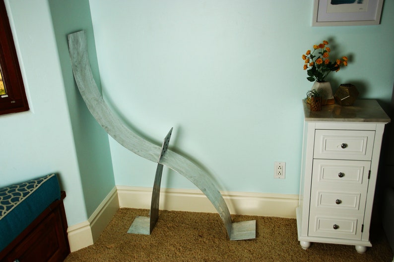 Leaning Metal Bookshelf Wall Mounted Etsy