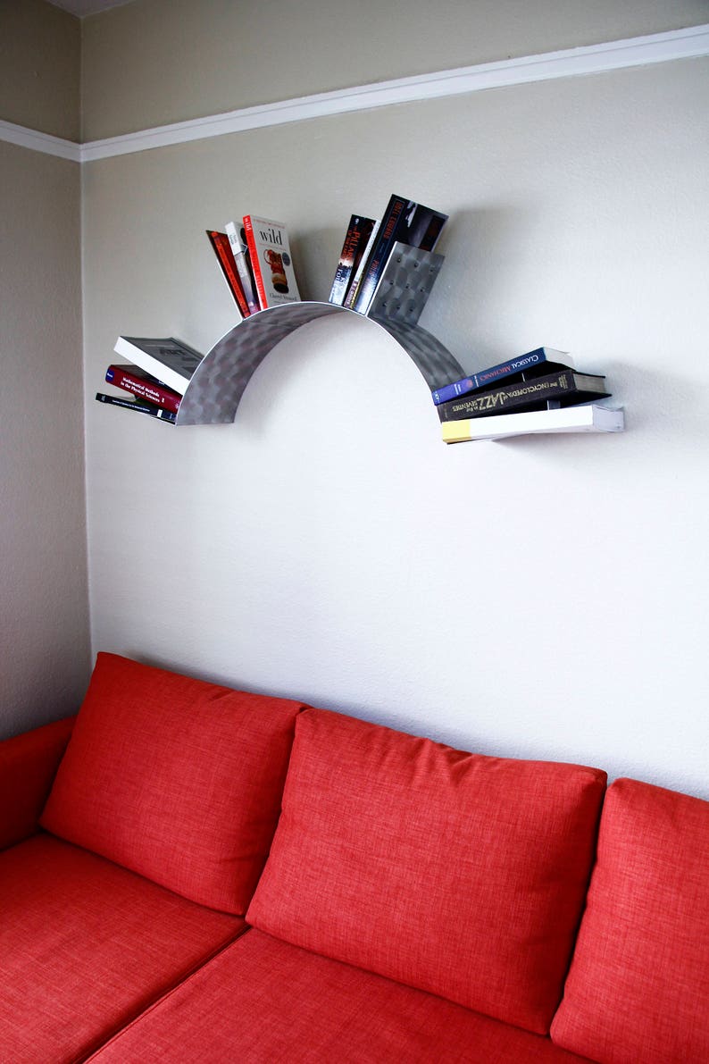 Sun Wall Bookshelf Engine Turned