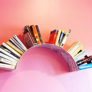 Sun Wall Bookshelf- Grinded