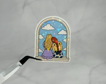 Holographic Friend Sticker, Toy Story Inspired Cowgirl Princess Decal