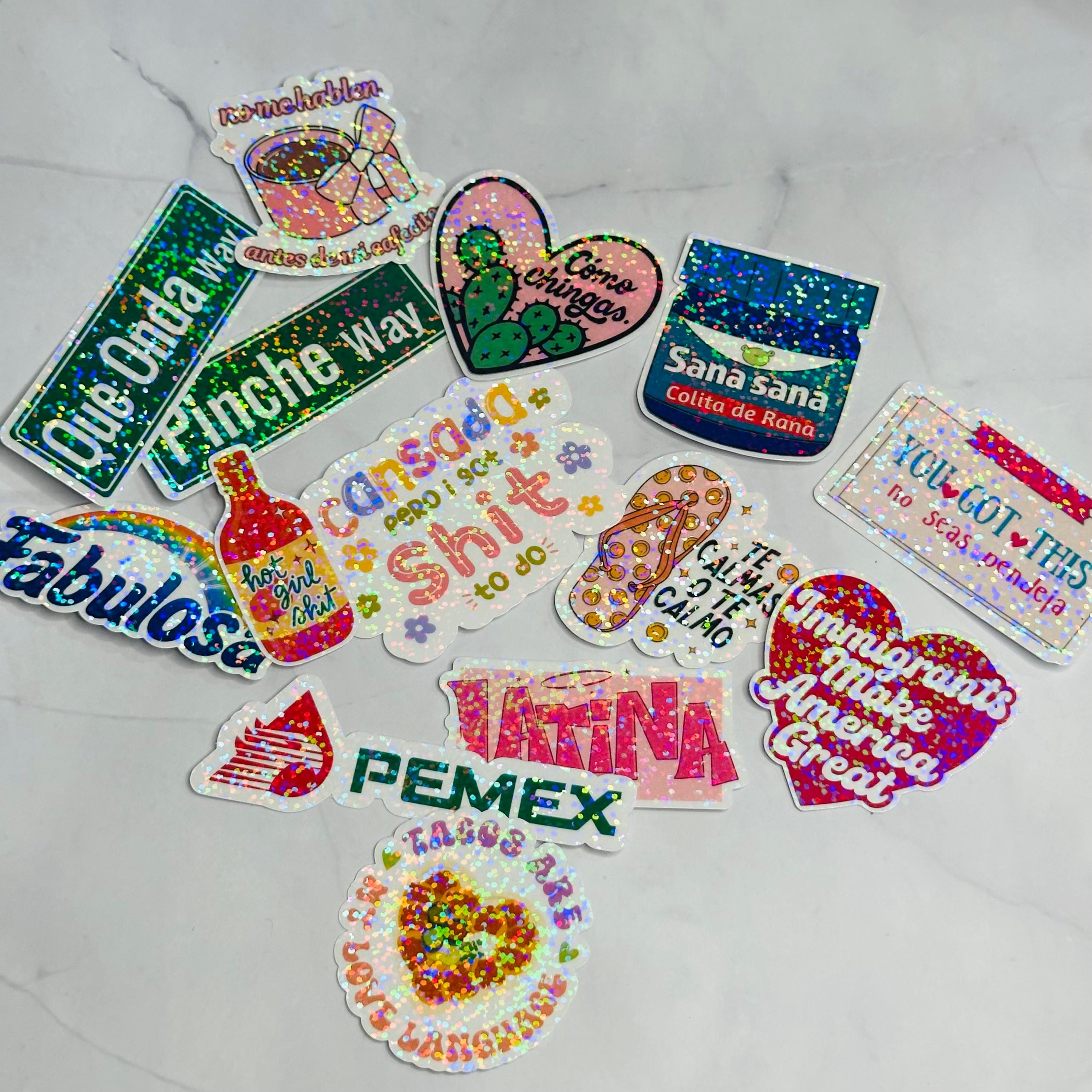 Fabulosa Holographic Vinyl Sticker, Latina Empowerment Decal - Etsy