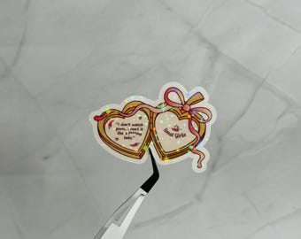 Smut Girlie Holographic Sticker, Romance Reader Sticker, Spicy Book Lover Decal