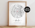 Abschied Kollegin Kollegen – Team, Lieblingskollegin, Abschiedsgeschenk, Rente, Jobwechsel Danke Poster, Erinnerungsbild Koordinaten product logo