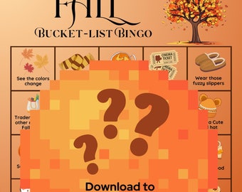 FALL Bucket-List Bingo