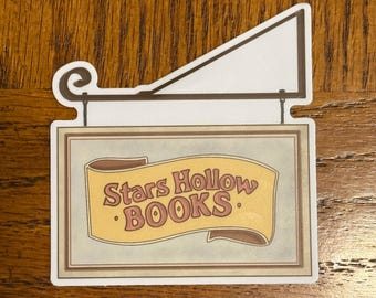 Stars Hollow Books Sign, Gilmore Girls.