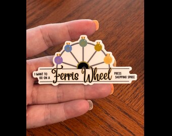 Ink bottle Ferris Wheel Sticker