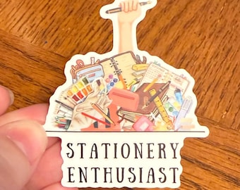 Stationery Enthusiast Sticker