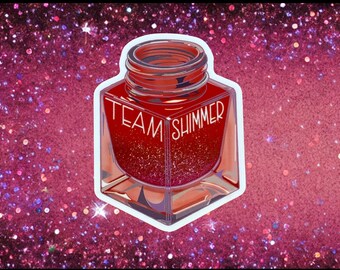 Team Shimmer! Ink Bottle Sticker
